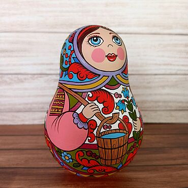 Русский стиль ручной работы. Ярмарка Мастеров - ручная работа Музыкальная неваляшка с ручной росписью.. Handmade.