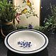 Porcelain dish, bowl 'Bouquet', Delft, Holland. Decorative vintage plates. 'Gollandskaya Vest-Indskaya kompaniya'. Ярмарка Мастеров.  Фото №5