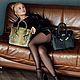 Order Leather handbag from Python. ulijana-zijangirova. Livemaster. . Classic Bag Фото №3