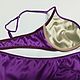 Order A set of underwear made of natural silk Purple Wine. Darya Vecher Шёлковое нижнее бельё Корсеты. Livemaster. . Underwear sets Фото №3