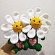 Knitted Daisy. Gift on March 8. Stuffed Toys. Knitted toys & Wood products. Online shopping on My Livemaster.  Фото №2