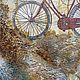 Order Picture Around the world on a bicycle, mix media, collage. Natalia Gukova Mixed Media Art. Livemaster. . Pictures Фото №3