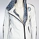 Jacket made of white genuine leather with a print. Outerwear Jackets. Lollypie - Modiste Cat. My Livemaster. Фото №6