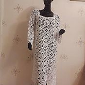 Одежда handmade. Livemaster - original item White tunic dress. Handmade.
