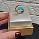 Ring track with cubic zirconia, gold ring with cubic zirconia. Rings. Irina Moro. My Livemaster. Фото №7