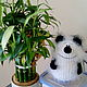 Bear cub the Panda - a knitted toy. Stuffed Toys. Daryradost. Online shopping on My Livemaster.  Фото №2