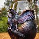A glass of beer Falcon. Wine Glasses. Skari-art. Online shopping on My Livemaster.  Фото №2
