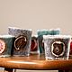 Capholder 'Strawberry'. Coffee holder. Nastakannik. Water Glasses. Nataly Kara - одежда из тонкого войлока. My Livemaster. Фото №5