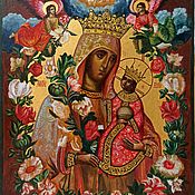Тервеническая икона Пресвятой Богородицы (тондо)
