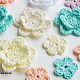 Order Knitted flowers mini. Natalie crochet flowers. Livemaster. . Scrapbooking Elements Фото №3