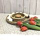 Easter Souvenirs: Dish: Wicker plate for cake and eggs. Easter souvenirs. Корзины в СПБ (Светлана). Online shopping on My Livemaster.  Фото №2