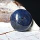 5.13 Ct, Сапфир Природный Шакарный Голубой Сапфир Таиланд Чантабури, Кабошоны, Бангкок,  Фото №1