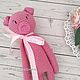 Knitted toy long-legged pig. Stuffed Toys. Amigurushka. Online shopping on My Livemaster.  Фото №2