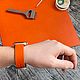 Заказать Ремешок для Apple Watch кожаный. ПРОСТРАНСТВО МАСТЕРОВ МОСТ. Ярмарка Мастеров. . Ремешок для часов Фото №3
