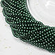 Glass Pearl Beads 4mm Dark Green 50 pcs. Beads1. agraf. Online shopping on My Livemaster.  Фото №2