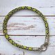 Lime Python Bead Harness. Necklace. Natalya | Handmade jewelry  |. My Livemaster. Фото №5