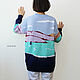  Women's Long Landscape sweater. Jumpers. CUTE-KNIT by Nata Onipchenko. My Livemaster. Фото №4