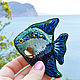 Order Brooch Fish of my dreams brooch fish brooch scalar. Home textiles for children and toys. Livemaster. . Brooches Фото №3
