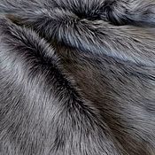 Материалы для творчества handmade. Livemaster - original item Natural fur - Toscana gray-brown (dark) with gray hair. Handmade.