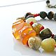 Beads in ethnic style with natural stones African, Necklace, Moscow,  Фото №1