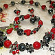 Order 'Carmen' watch, bracelet, necklace, earrings. jewelry and handmade accessories. Livemaster. . Jewelry Sets Фото №3