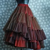 Платье в стиле "бохо"  " Ванильный ветер"