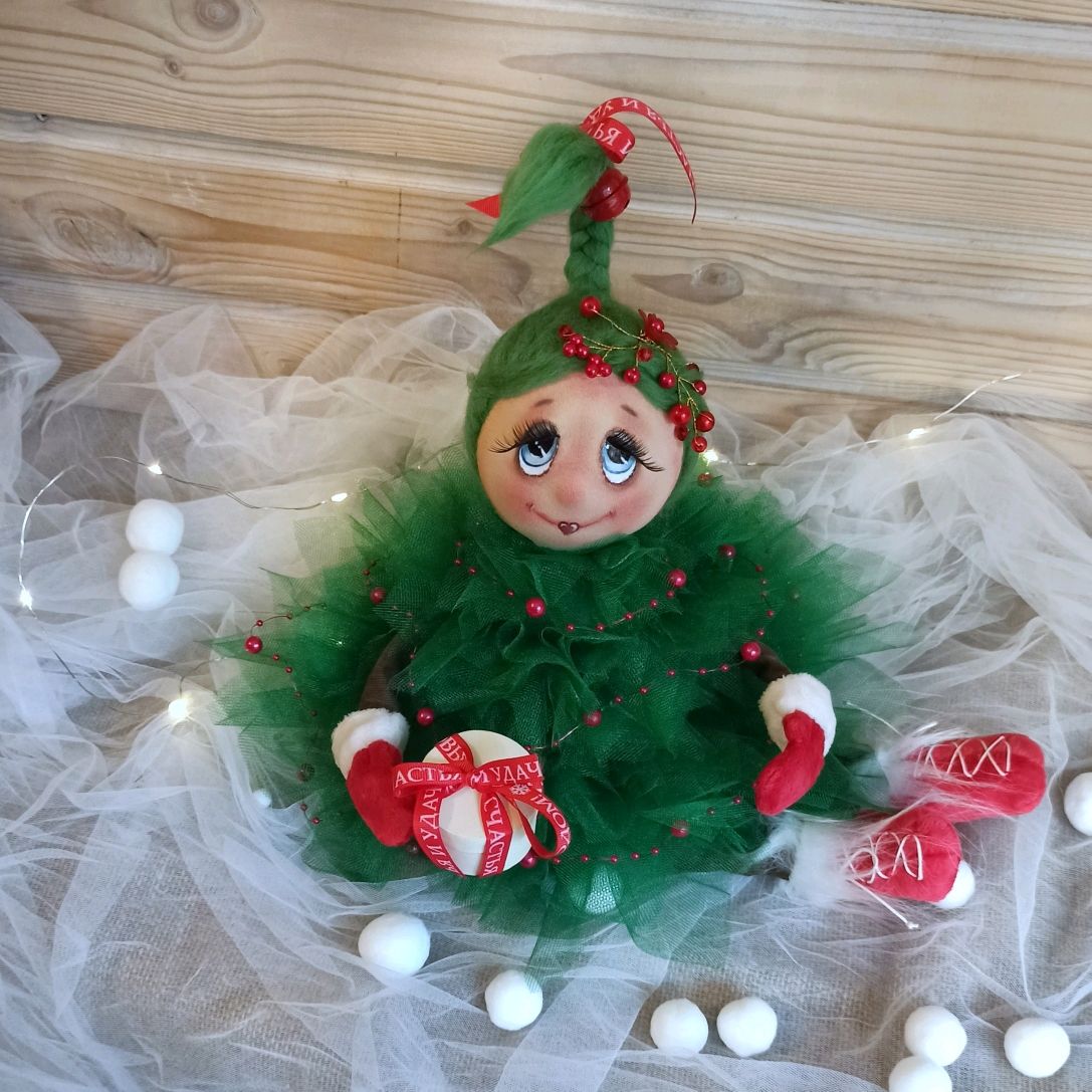 новогодняя елка из куклы. куклы новогодние на длинных ногах. кукла под елку своими руками. куклы на новый год. куклы новогодние на елку.