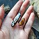 Double ring agate, tiger's eye. Rings. Ural Jeweler (artelVogul). Online shopping on My Livemaster.  Фото №2