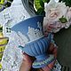 Винтаж: Вазочка Wedgwood голубой фарфор, Кухонная утварь винтажная, Москва,  Фото №1