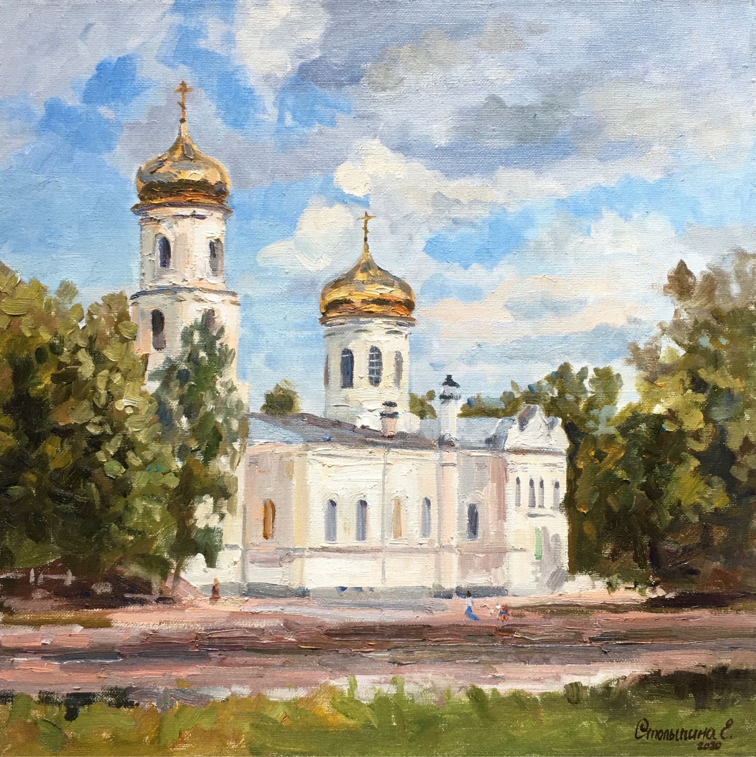 Троицкий собор картина Фомичева