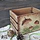 Короб Грибочки  для лука,овощей, специй в стиле кантри,винтаж. Короб. Марина Еремина  VESTADEKOR. Ярмарка Мастеров.  Фото №6