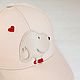 Order Cap female fashionable handmade Snoopy Gift for woman. DomCherry. Livemaster. . Caps1 Фото №3