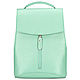 Womens leather backpack 'Assol' (mint), Backpacks, St. Petersburg,  Фото №1