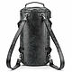 Order Leather transformer bag 'Scout' (black antique). Russian leather Guild. Livemaster. . Sports bag Фото №3