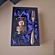 A set of 'Octobrist' stack of enamel and diner fork (2 items). Gift Boxes. Souvenirs for hunters and fishermen. My Livemaster. Фото №6