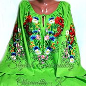 Одежда handmade. Livemaster - original item Dress c embroidery 