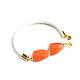 Jade bracelet 'Fantasy' leather bracelet orange, Bead bracelet, Moscow,  Фото №1