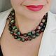 Set  . Jadeite Jasper Agate Beads Earrings. Jewelry Sets. ELENA KARPOVA. My Livemaster. Фото №4