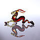 Micro glass figurine of Capricorn. Figurines. In Glass. Online shopping on My Livemaster.  Фото №2