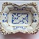 Plato de pan rallado Meissen Meissen Porcelana Alemania 18th Century Rare, Decorative vintage plates, Saratov,  Фото №1