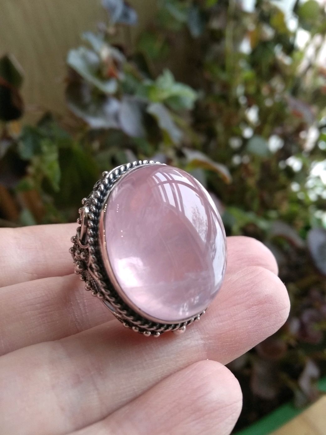 Rose quartz (ring) (1212), Rings, Tambov,  Фото №1