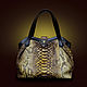 Women's casual Python Florence bag, Classic Bag, Nizhny Novgorod,  Фото №1