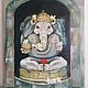 Zen oil Painting Ganesh and Lotus. Pictures. Viktorianka. My Livemaster. Фото №5