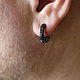 Order Earring 'Python' of silver with onyx. Jewelry Laboratory Alter Ego. Livemaster. . Earrings Фото №3