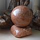 Peach-colored microcline ball, 94 mm. Ball. Beautiful magic stones (silakamnia). My Livemaster. Фото №5