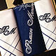 Handkerchiefs men's Luxury embroidered Monogram. Handkerchiefs. mybroidery. Online shopping on My Livemaster.  Фото №2