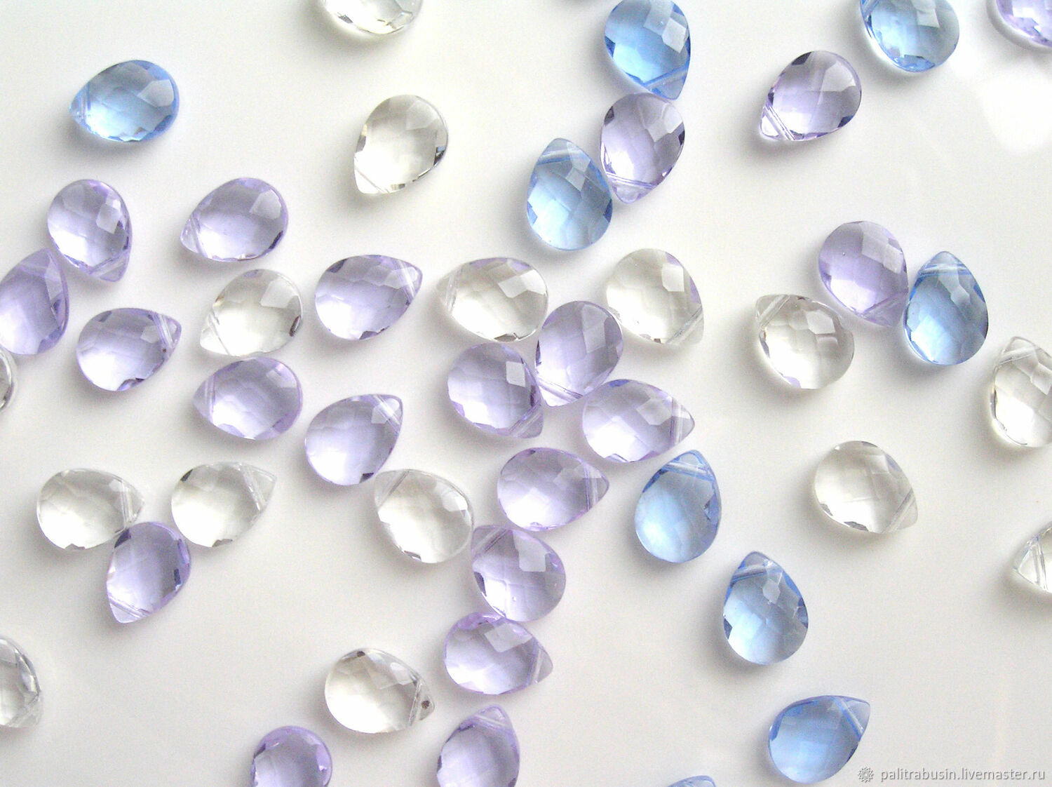 Beads: glass drops 3 colors, Beads1, Tyumen,  Фото №1