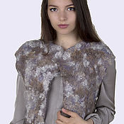 Одежда handmade. Livemaster - original item Vest eco-fur wool felt 