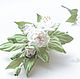 Sakura brooch. Twig of blossoming Japanese cherry. Cherry blossoms. Boutonniere sprig of flowers. Silk flowers. Fair masters. Workshops on citadele. Silk floristry. The flower in her hair. Sprig