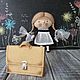  Девочка и Портфель Школьница Кукла текстильная. Куклы и пупсы. Fetastyle (Татьяна). Ярмарка Мастеров.  Фото №11